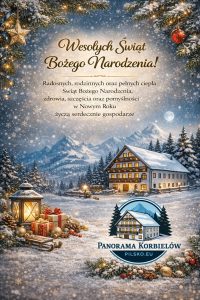 Panorama Korbielów - Życzenia Wesołoych Świat Bożego Narodzenia !